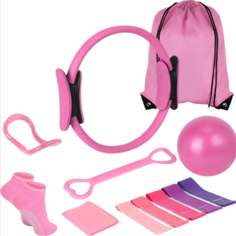 13-Piece Yoga &amp; Pilates Set — Complete Home Studio Kit