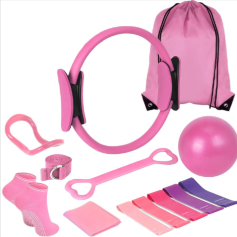13-Piece Yoga &amp; Pilates Set — Complete Home Studio Kit