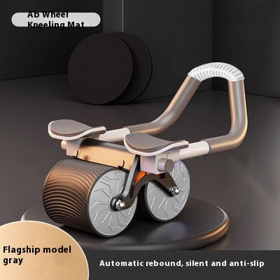 Automatic Rebound Abdominal Wheel — Assisted Core Roller with Knee Pad