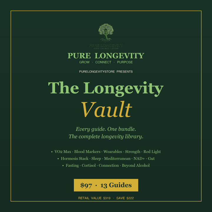 The Longevity Vault — 13 protocol guides bundle