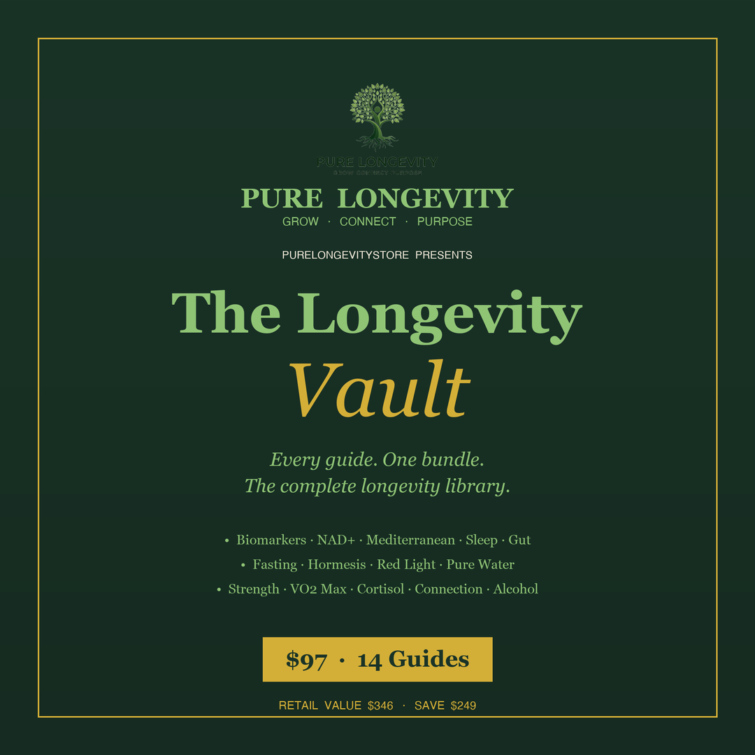 The Longevity Vault — 14 protocol guides bundle
