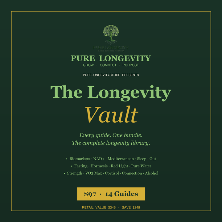 The Longevity Vault — 14 protocol guides bundle