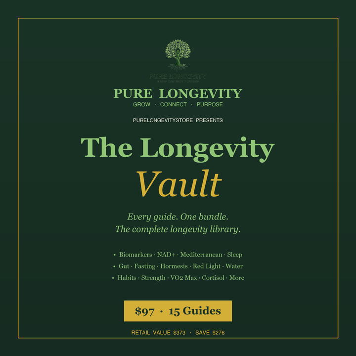 The Longevity Vault — 15 protocol guides bundle