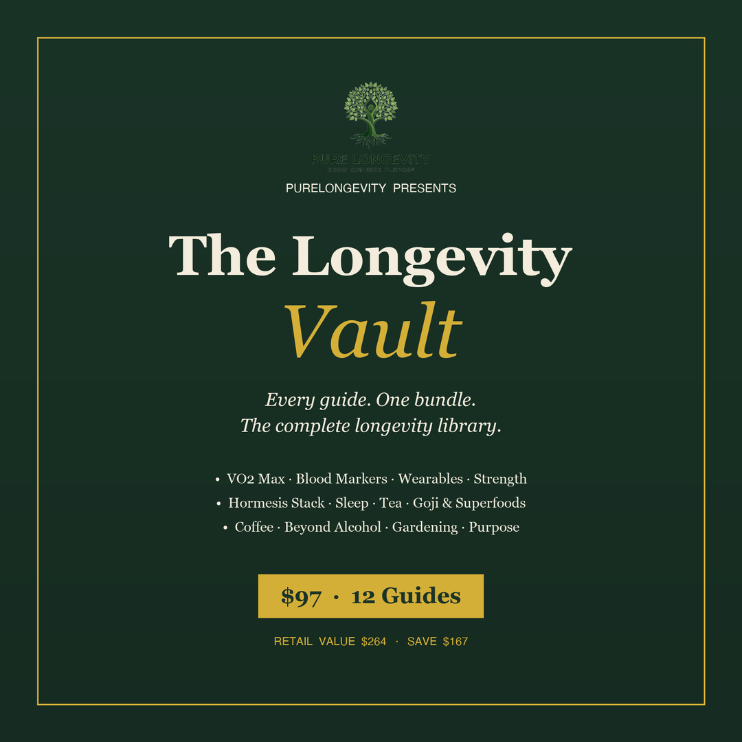 The Longevity Vault — 12 protocol guides bundle