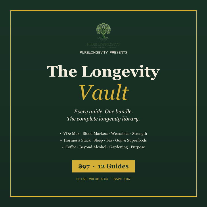 The Longevity Vault — 12 protocol guides bundle