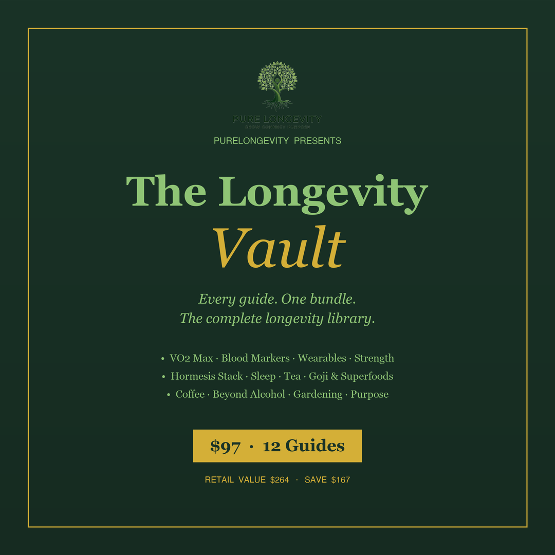 The Longevity Vault — 12 protocol guides bundle
