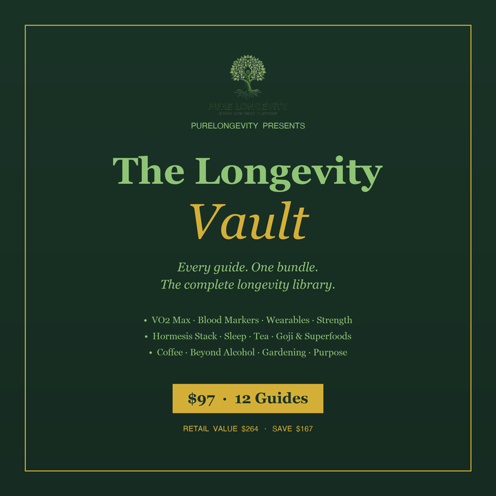 The Longevity Vault — 12 protocol guides bundle